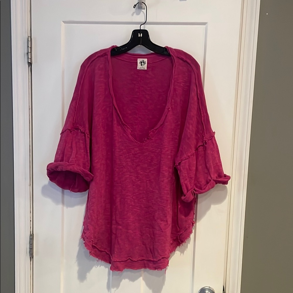 We the Free free people Women's Pink fushia Top